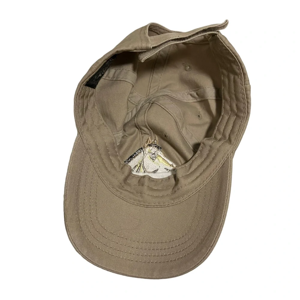 Chincoteague Island Embroidered Horse Tan Childs Hat